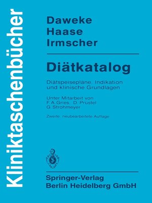 cover image of Diätkatalog